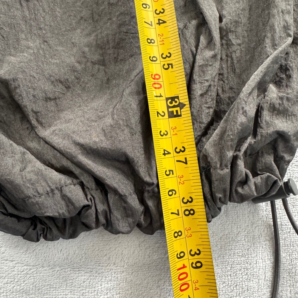 Future Collective Alani Noelle Grey Parachute Cargo Pants XL Bungee Hem Baggy - Picture 7 of 9